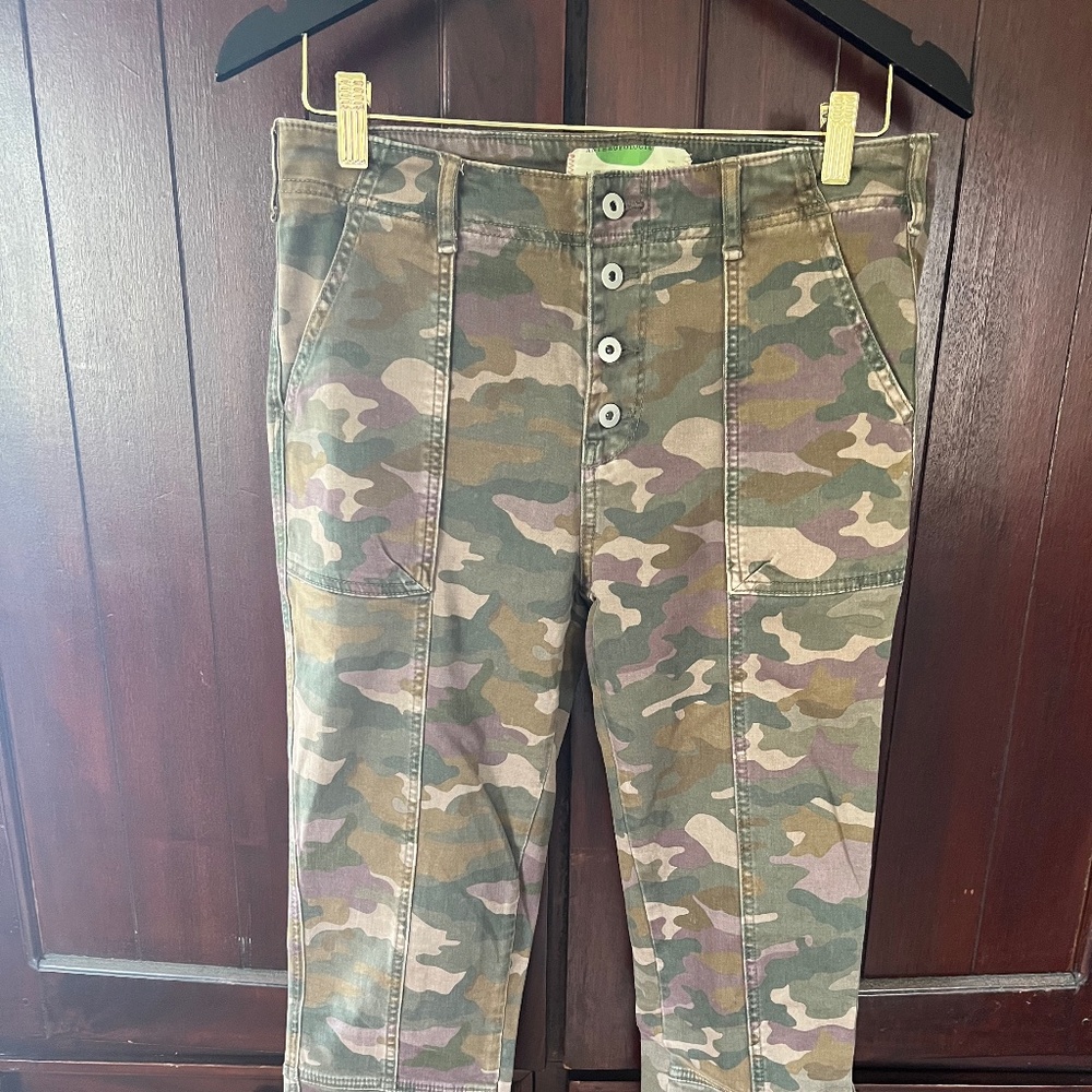 Anthropologie Camo Jeans